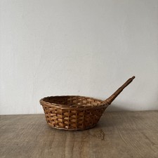 Vintage Wicker Weaved Handled