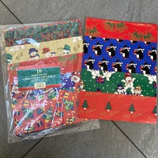 Vintage Christmas Wrapping Paper Giftwrap Assorted Designs 50cm x 70cm 14 Sheets