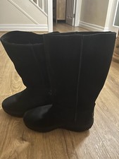 Skechers Shape-ups Black Suede