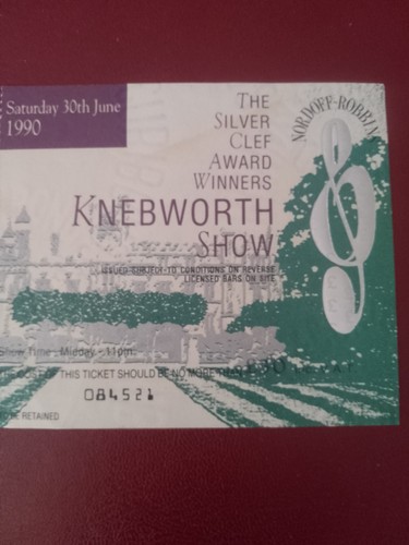 Pink floyd ticket knebworth - pink,