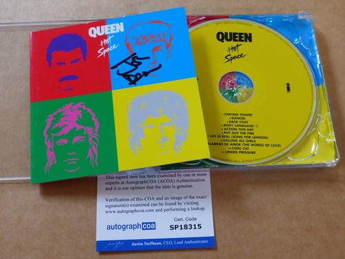 Queen john deacon - deacon, signed