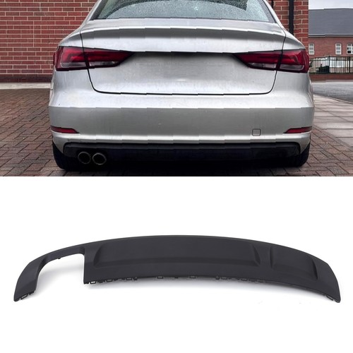 Rear bumper diffuser black - diffuser,