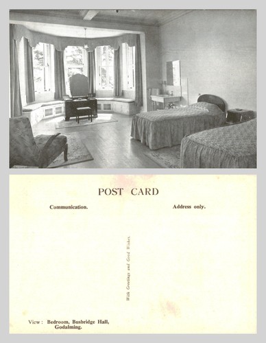 Vintage postcard bedroom - vintage,