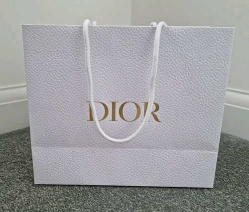 Dior paper gift bag white - paper,