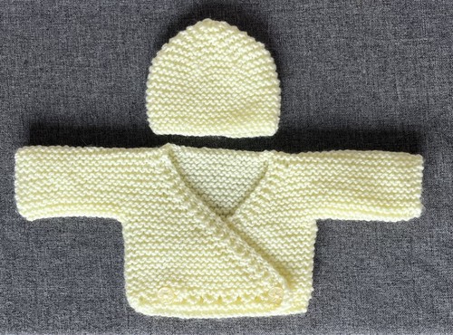 Premature baby hand - hand, knitted