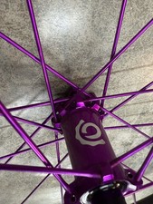 Industry Nine Trail 270 wheels - I9 Hydra hubs - Purple spokes MTB wheels - BN