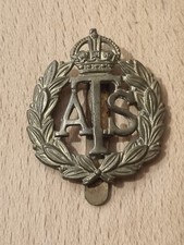 Original WW2 ATS Auxiliary Territorial Service Corps Cap Badge