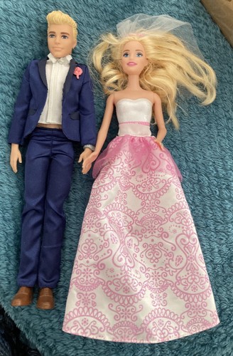Barbie and ken bride - and,