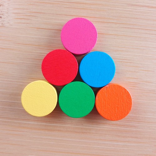 Wooden counters 15mm - 6,