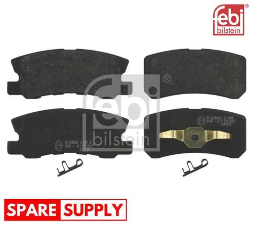 Brake pad set disc - brake, for