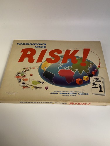 Vintage original risk board - original,