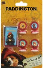 Paddington Bear Ink Stamp 5 Piece Set Disney Gift Pack Ink Pads Movie