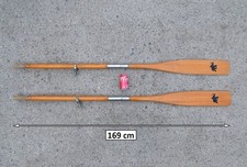 pair of jointed paddles oars