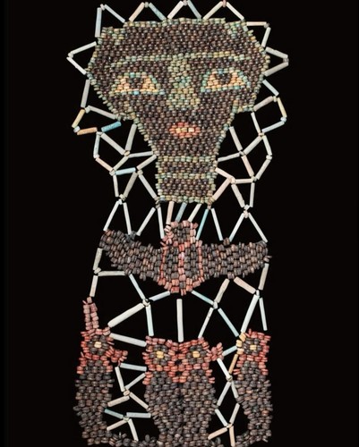 Egyptian faience shroud - shroud, the