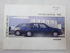 VOLVO 440 460 Car Owners Manual FOR 1992 DATED JUL 1991 #TP3314/1