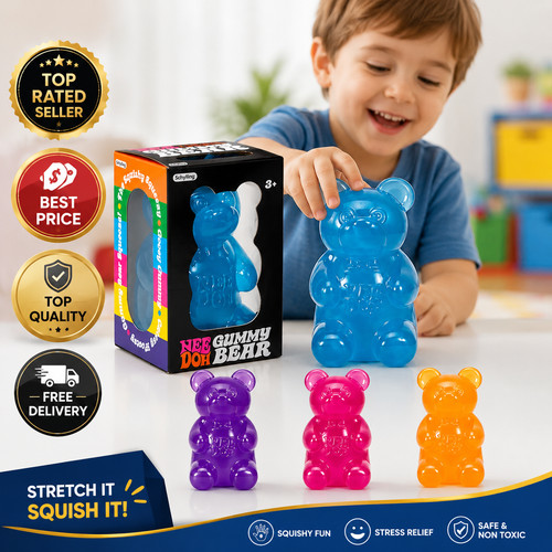 Schylling needoh gummy bear - gummy,