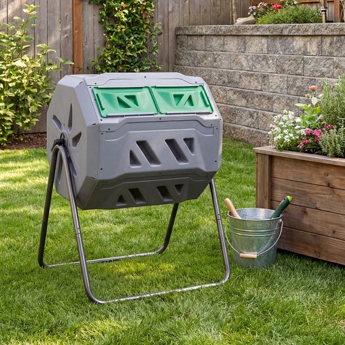 Chamber compost tumbler 160l - tumbler,