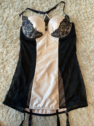 Ann summers satin lace basque - satin&,