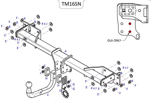 Towtrust swan neck automotive - towtrust,