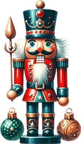 Christmas nutcracker wall - nutcracker,