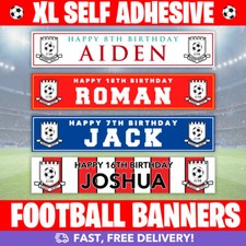 PERSONALISED FOOTBALL BANNERS