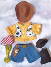 Build A Bear, Disney, Toy Story, Sheriff Woody Outfit, Boots,Spurs & Hat. A 543