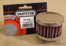 CLASSIC MINI 13MM BREATHER VENT FILTER - CHROME - GE932