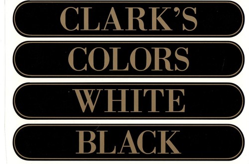 Clarks spool cabinet label - label, 4