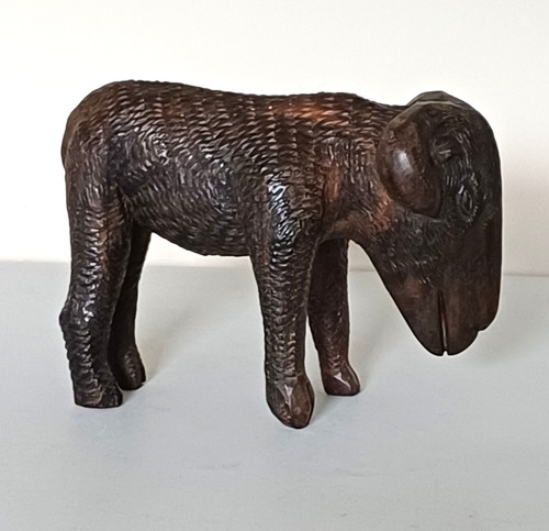 Vintage african carved wood - african,
