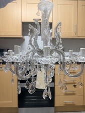 8 Lights Chrome Finish Ceiling