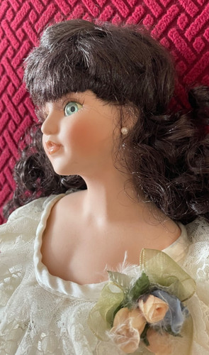 Alberon porcelain doll limited - doll,