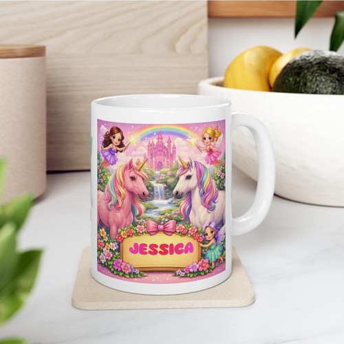 Personalised unicorn and - personalised, fairy