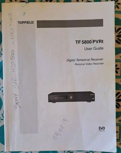 Topfield tf5800pvr freeview - topfield,