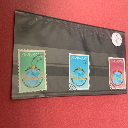 Zimbabwe used postage stamps - 3,