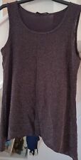 Ladies Purple sparkly vest top size 12 - Dunnes