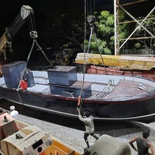 Ships lifeboat custom rebuilt