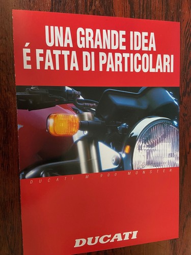 Ducati motorcycle brochure
