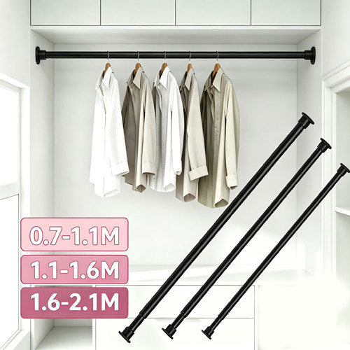 Telescopic clothes rail - telescopic,