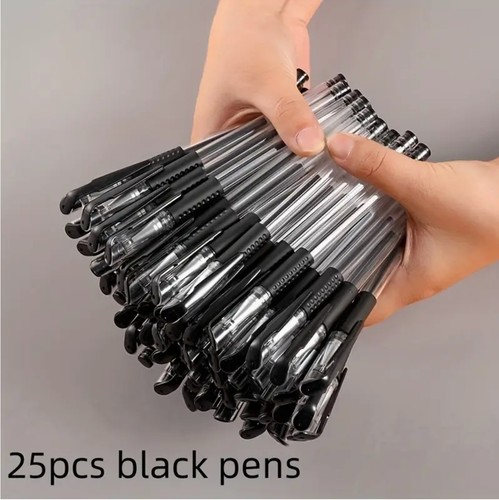 Pack black ballpoint pens - pack,