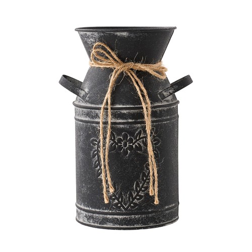 Vintage metal vase - vintage, rustic