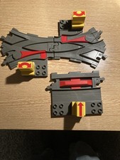 Lego Duplo Train Track Points X2 and Start/Stop/Reverse Sections
