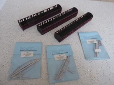 Three Nicely Assembled & Painted Ian Kirk LNER Suburban Coach Bodies