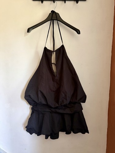 Shein black halterneck - black, bubble