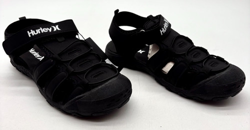 Hurley mens black closed - hurley, closed-toe
