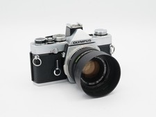 Olympus OM-1N MD 35mm Film SLR Camera w/ Zukio 50mm f1.8 Lens - Excellent!