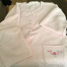 Vintage Marks & Spencers bed-jacket, pale pink, 8 -10, lightweight, soft.