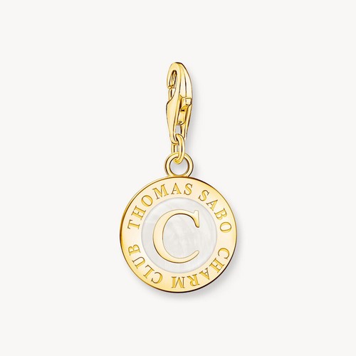Thomas sabo charm white coin - charm,