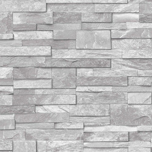Grandeco stone brick slate - stone,
