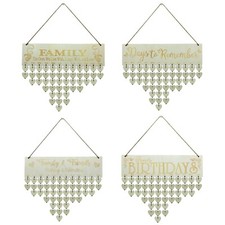 Hanging Wooden Calendar