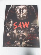 Saw Movie Custom Canvas 16 x 20 Want to Play a Game Signed Shawnee Smith 1 of 2